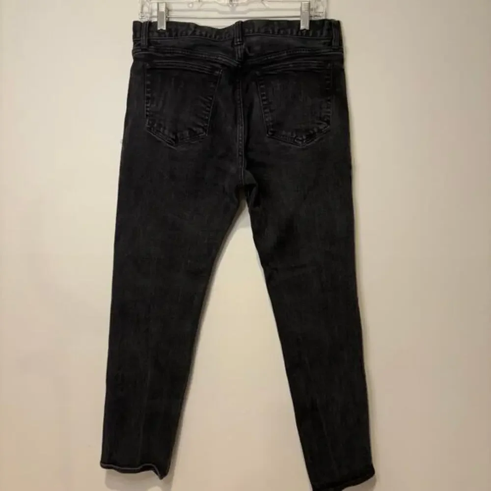 J.CREW Mercantile Mens FLEX W32 L30 Black Slim Jeans Straight Leg Stretch‎